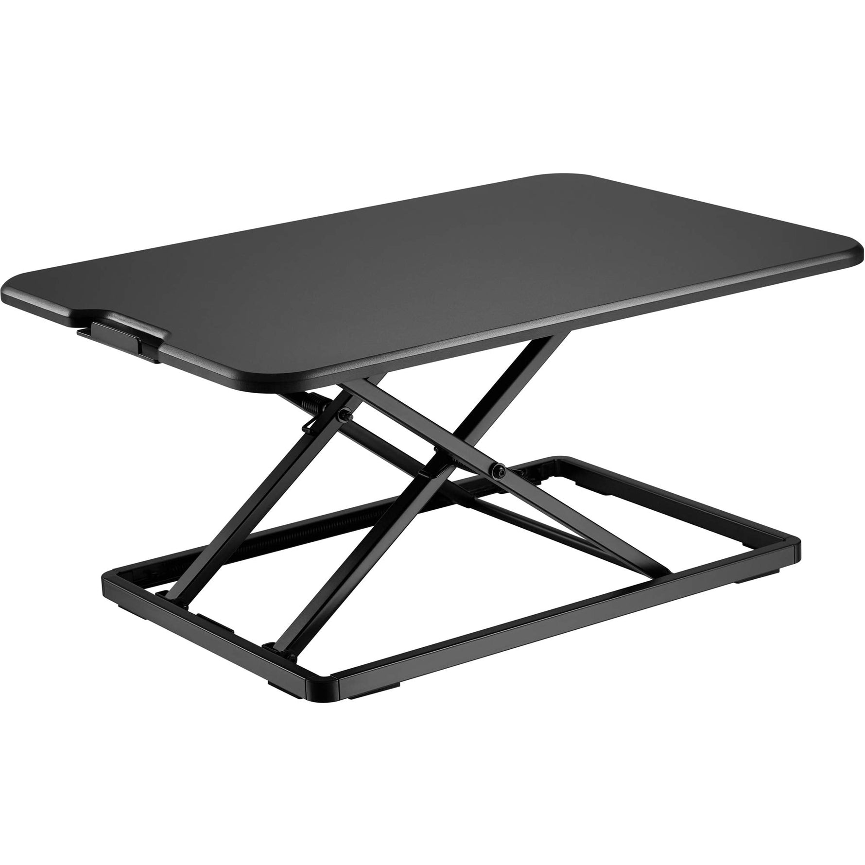 Bontec Standing Desk Converter 67x47cm X-Frame Slim Desk Riser 8kg Capacity Greenlane Gear