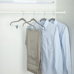 Anchor 20 Non-Slip Velvet Hangers with Metal Clips Flocked Space Saving Greenlane Gear