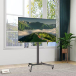 Anchor Portable Mobile 65 TV Wheel Trolley Floor Standing Cart Adjustable