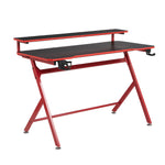 Anchor 2 Tier Computer Gaming Office Desk Table 120x60 Headphone Cup Holder Greenlane Gear