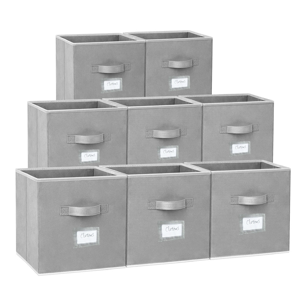 Anchor 8 Storage Cubes Fabric Collapsible Bins Dual Handle Sleeve to Label Greenlane Gear