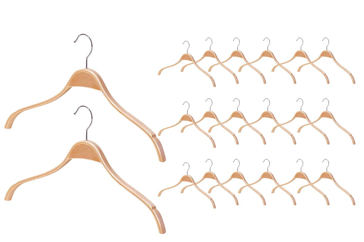 Anchor 20 pack Laminated Wood Hangers for Top and Jacket Greenlane Gear