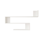 Yurupa 3 Tier Wall Mounted Hanging Floating Shelves Shelf Shelving - White