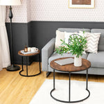 Anchor Home Office Mini Round Table Set of 2 Industrial Design - MDF Greenlane Gear