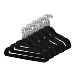 Anchor 50 pack Black Velvet Hangers Non-Slip Space Saver Flocked Heavy Duty Greenlane Gear