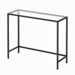 Anchor Hallway Console Tempered Entrance Entry Hall Glass Top Table - Black Greenlane Gear
