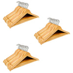 Anchor 60 Premium A Grade Wooden Non-Slip Hangers Hanging Coat Clothes Greenlane Gear