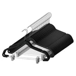 Anchor 20 Non-Slip Velvet Hangers with Metal Clips Flocked Space Saving Greenlane Gear