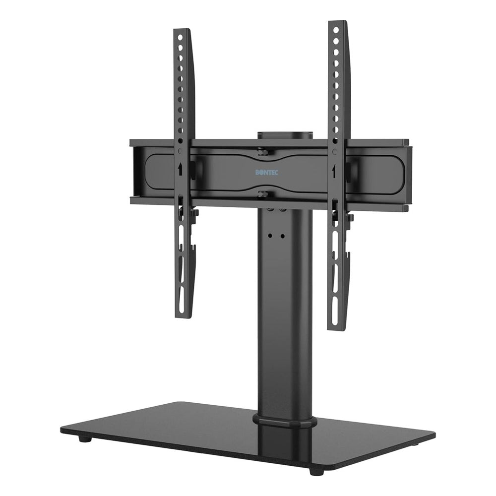 Bontec Swivel Tabletop TV Stand with Bracket 26-55" Tempered Glass Base Greenlane Gear