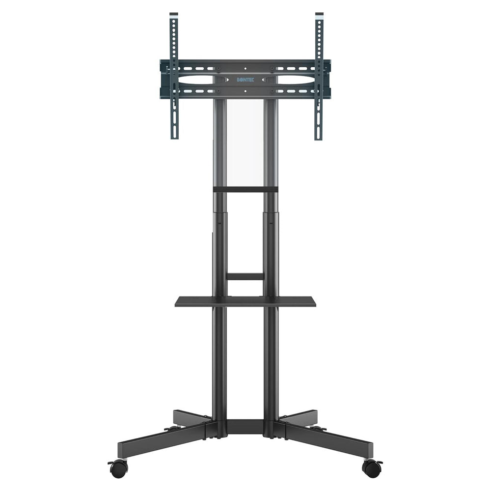 Bontec Mobile TV Trolley Wheel Shelf Stand 32-85" Height adjustable 60Kg Greenlane Gear