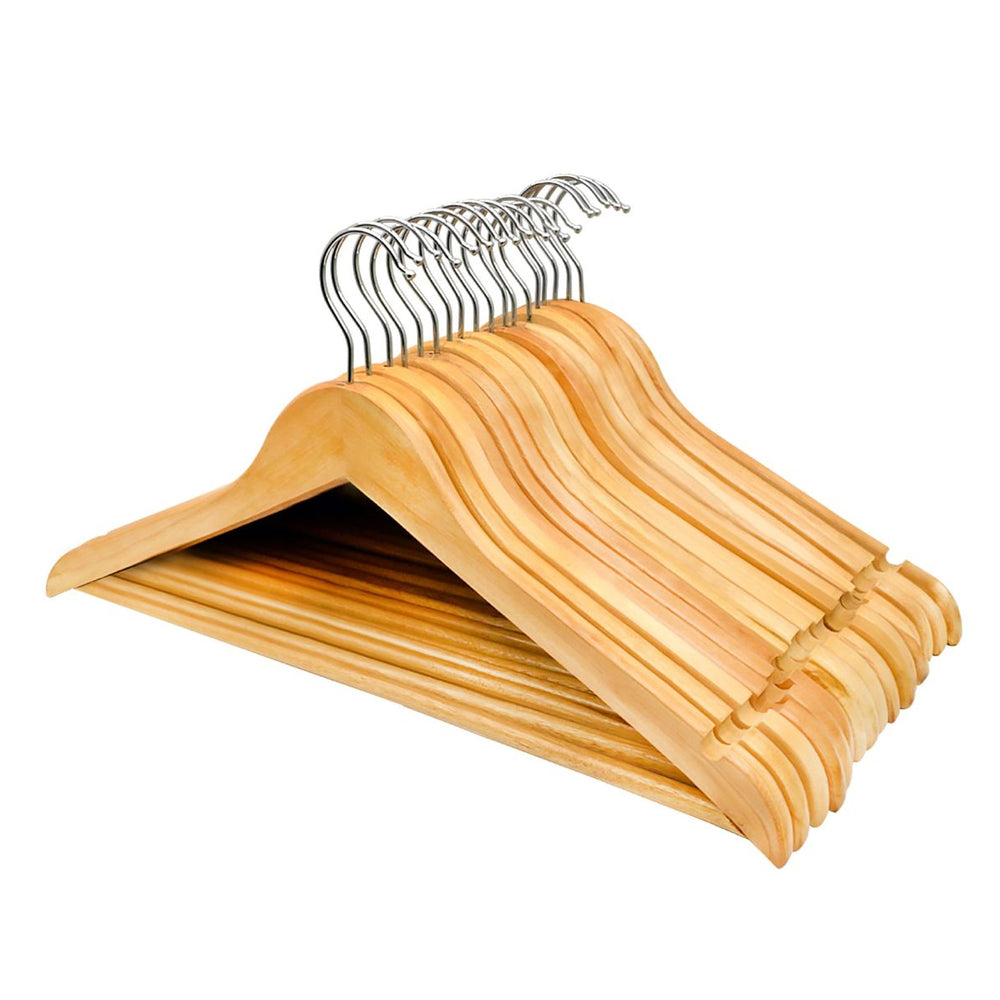 Anchor 20 Premium A Grade Wooden Non-Slip Hangers Hanging Coat Clothes Greenlane Gear