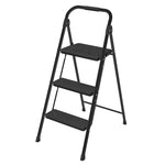 Anchor Lightweight Folding 3 Step Portable Ladder with Wide Anti-Slip Pedal Greenlane Gear