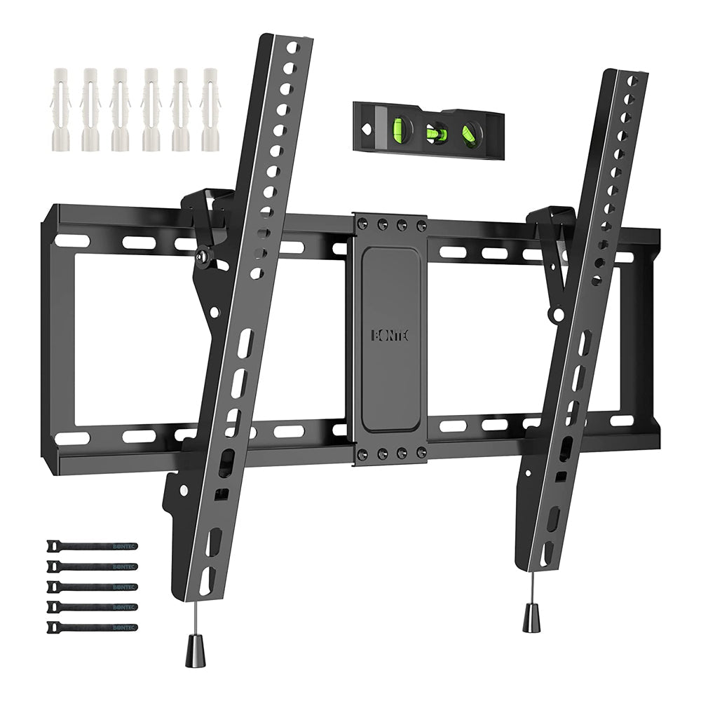 Bontec 37-82" Tilt TV Wall Mount Bracket 60Kg with Level & Cable Ties Greenlane Gear