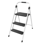 Anchor Lightweight Folding 3 Step Portable Ladder -Wide Anti-Slip Pedal Greenlane Gear