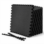 Anchor 48 Interlocking Non-slip Soft Foam Floor Mat Tiles for Gym Home