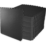 Anchor 24 Pack Interlocking Floor Mats Non Slip 1cm Thick Protective Tiles
