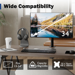 BONTEC Single Monitor Desk Mount for 13-34 Inch Screens Supports up to 10kg Greenlane Gear