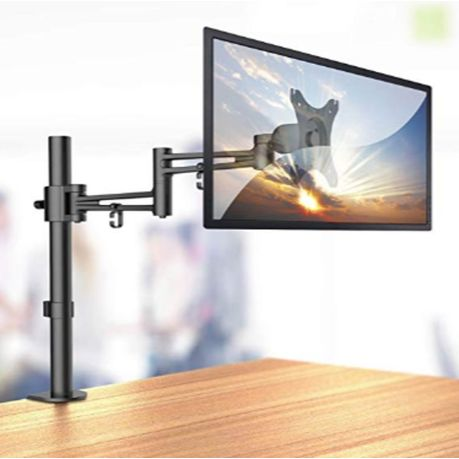 Mountright Tilt Swivel Monitor Arm Desktop Computer 26" Screen Mount Stand