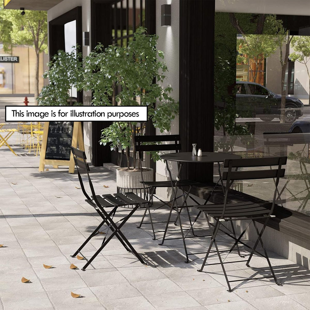 Anchor Garden Furniture Bistro Set Foldable Table & Two Folding Chairs Greenlane Gear