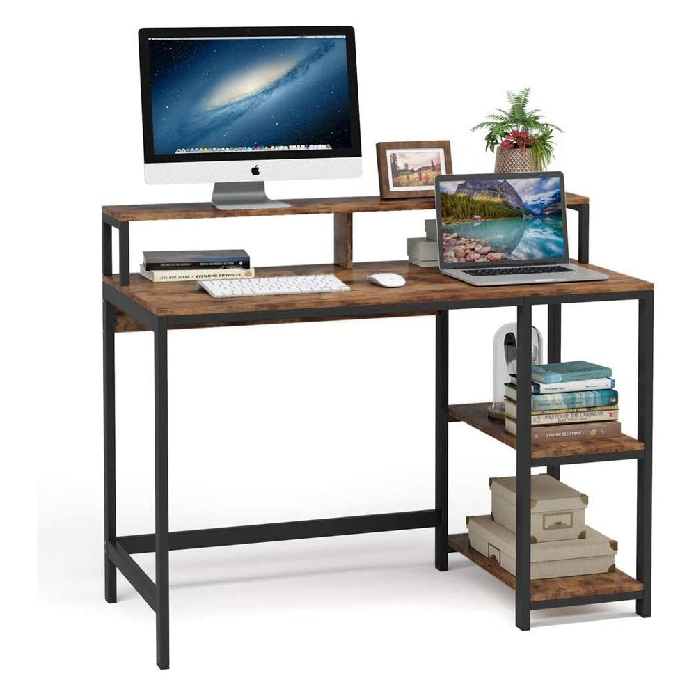 Computer Screen Legs Anchor Computer Laptop Desk with Monitor Stand Home Office Metal Leg F ...