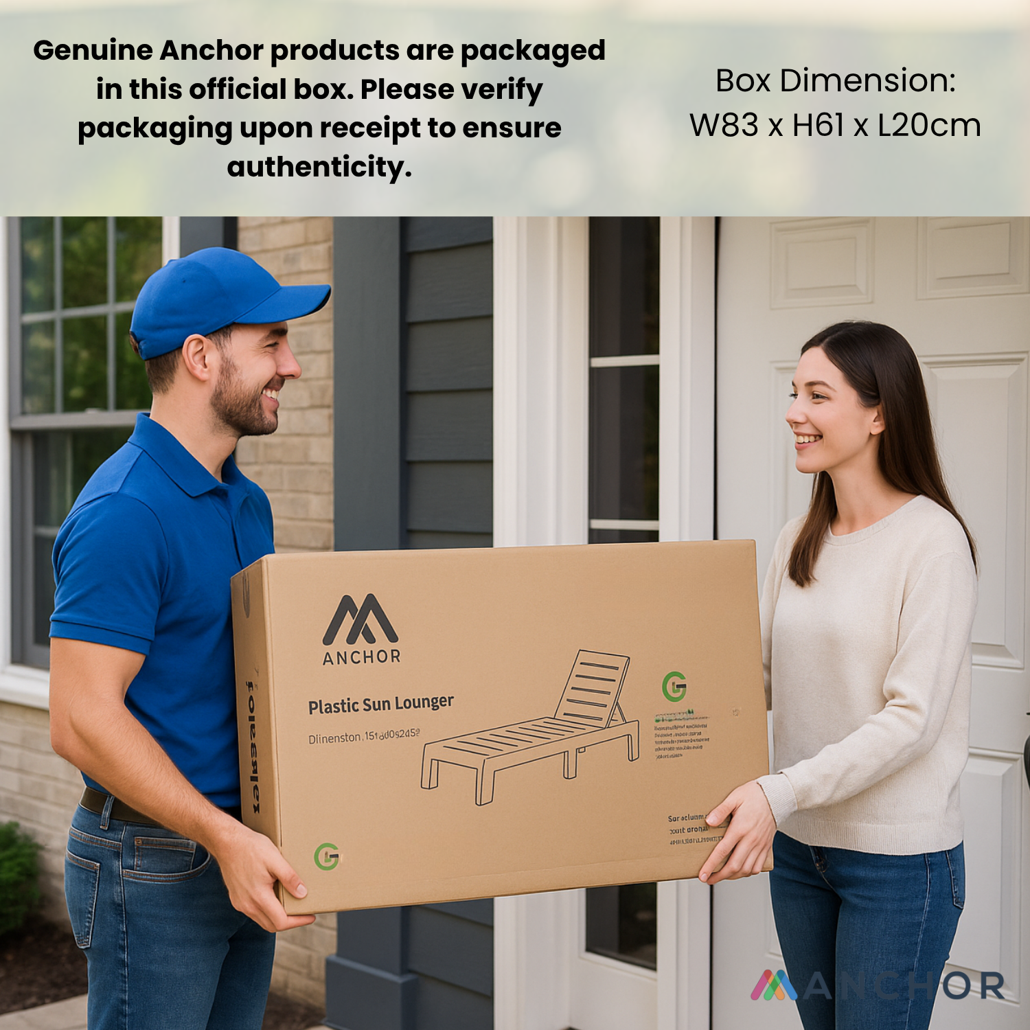 Anchor Folding Sun Lounger with 5 Reclining Positions for Patio & Pool Greenlane Gear