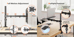 Bontec 13-32" Monitor Mount Arm with 17" Notebook Laptop Tray Capacity 8kg Greenlane Gear