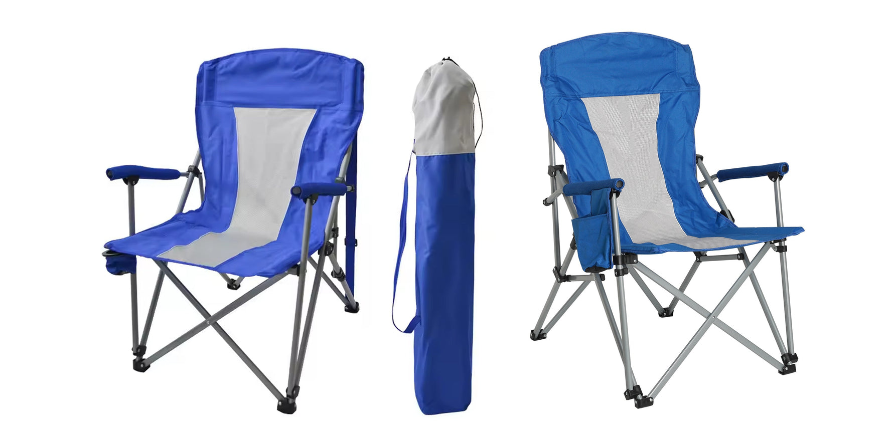 Anchor Foldable Lightweight Aluminum Outdoor Camping Chairs & Cover 120kg Greenlane Gear
