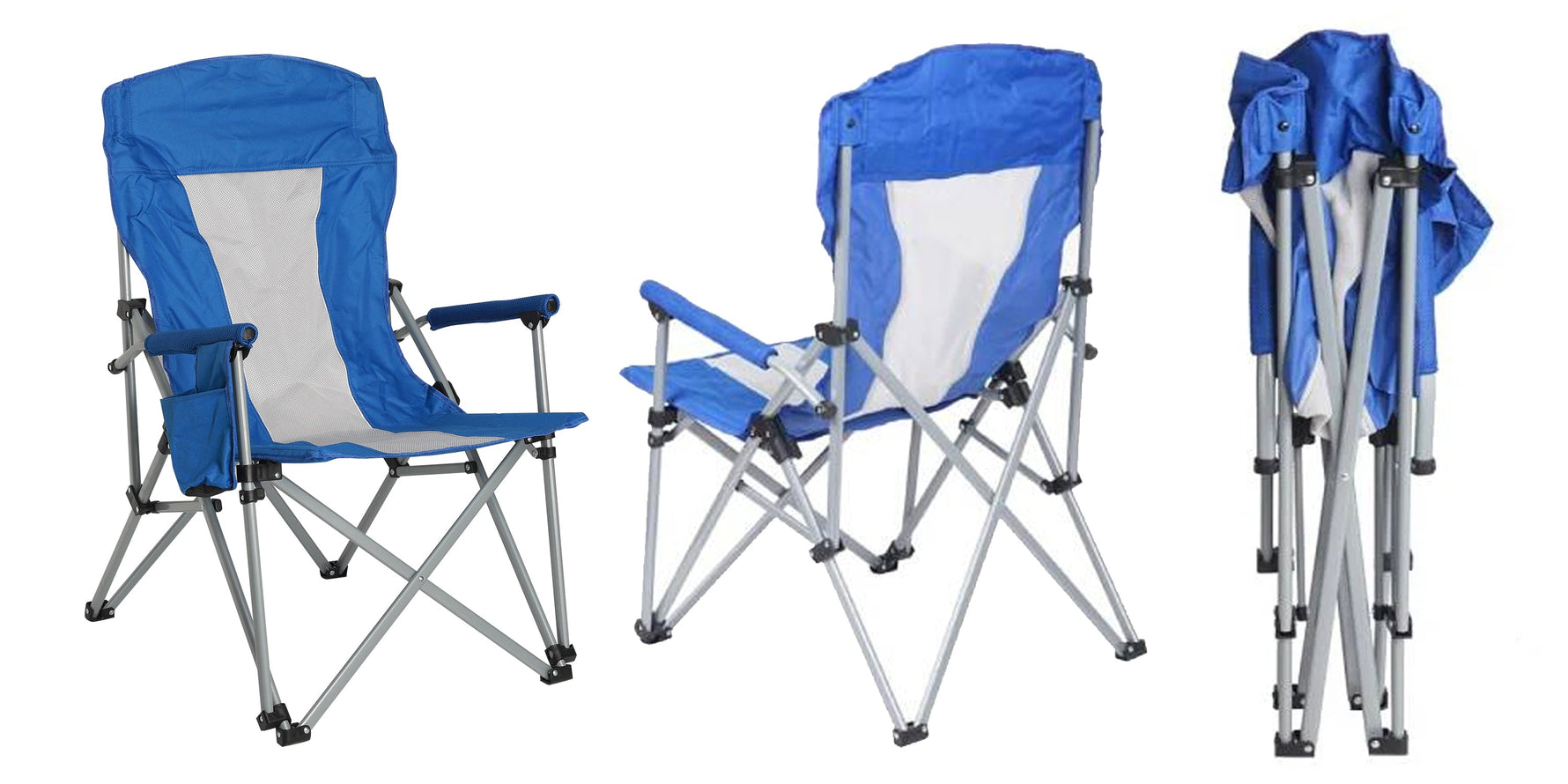 Anchor Foldable Lightweight Aluminum Outdoor Camping Chairs & Cover 120kg Greenlane Gear