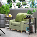 Anchor Set of 2 End Bed Side Nightstand Coffee Magazine Rack Coffee Table Greenlane Gear