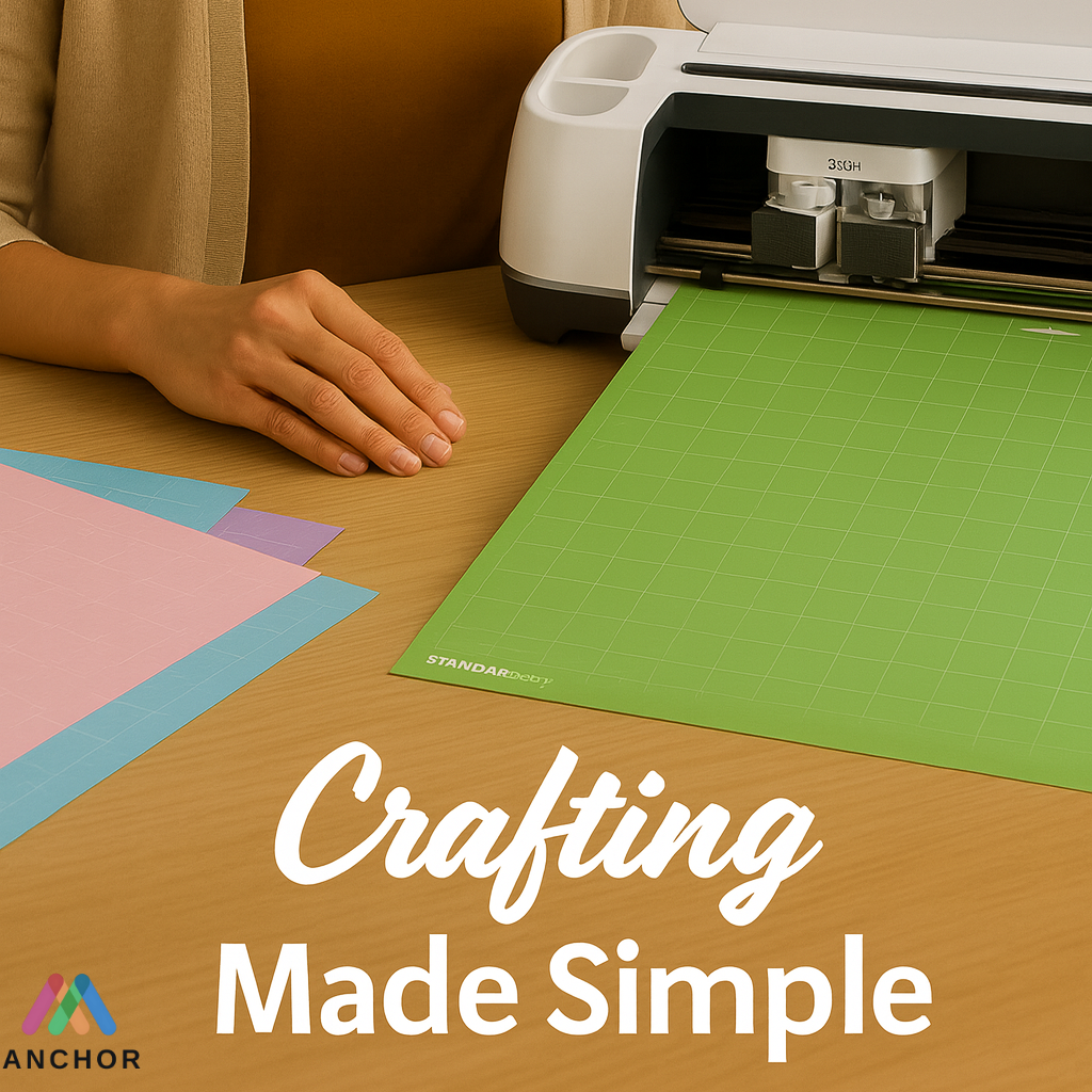 Anchor 4 Pack Cutting Mats 12 x 12 Inch Light Standard Strong Fabric Grip