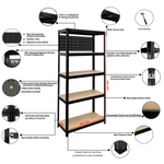 Anchor Racking 5 Tier Shelving 180x120x60cm 200Kg Shelf Pegboard & Hammer Greenlane Gear