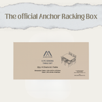 Anchor 5-Piece Dining Table Set | Vintage PVC Tabletop + Padded Chairs Greenlane Gear