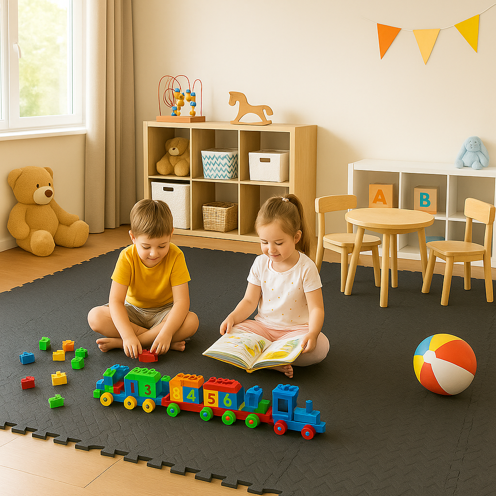 Anchor 12 Interlocking Non-slip Foam Floor Mat Tiles for Gym/Exercise/Home Greenlane Gear