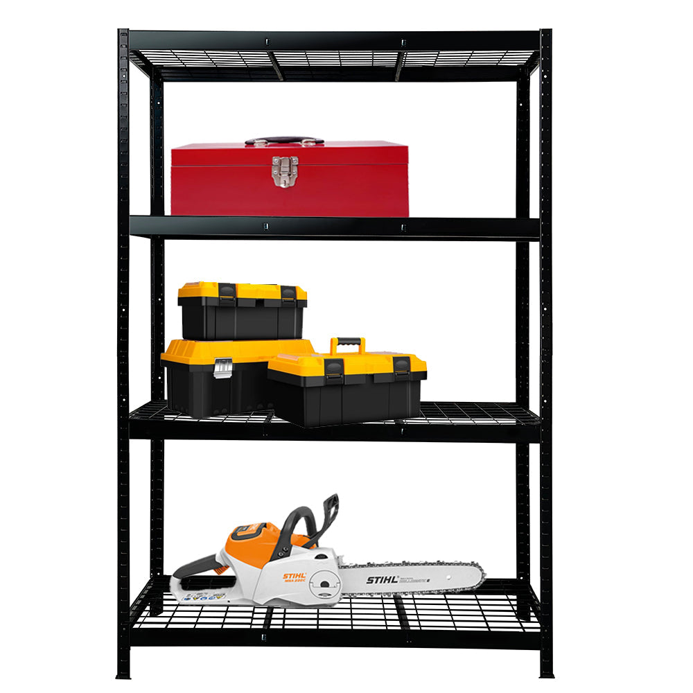 Anchor 180x120x54 Steel Mesh 1400Kg 4 Tier Shelving Unit Heavy Duty Industrial Greenlane Gear