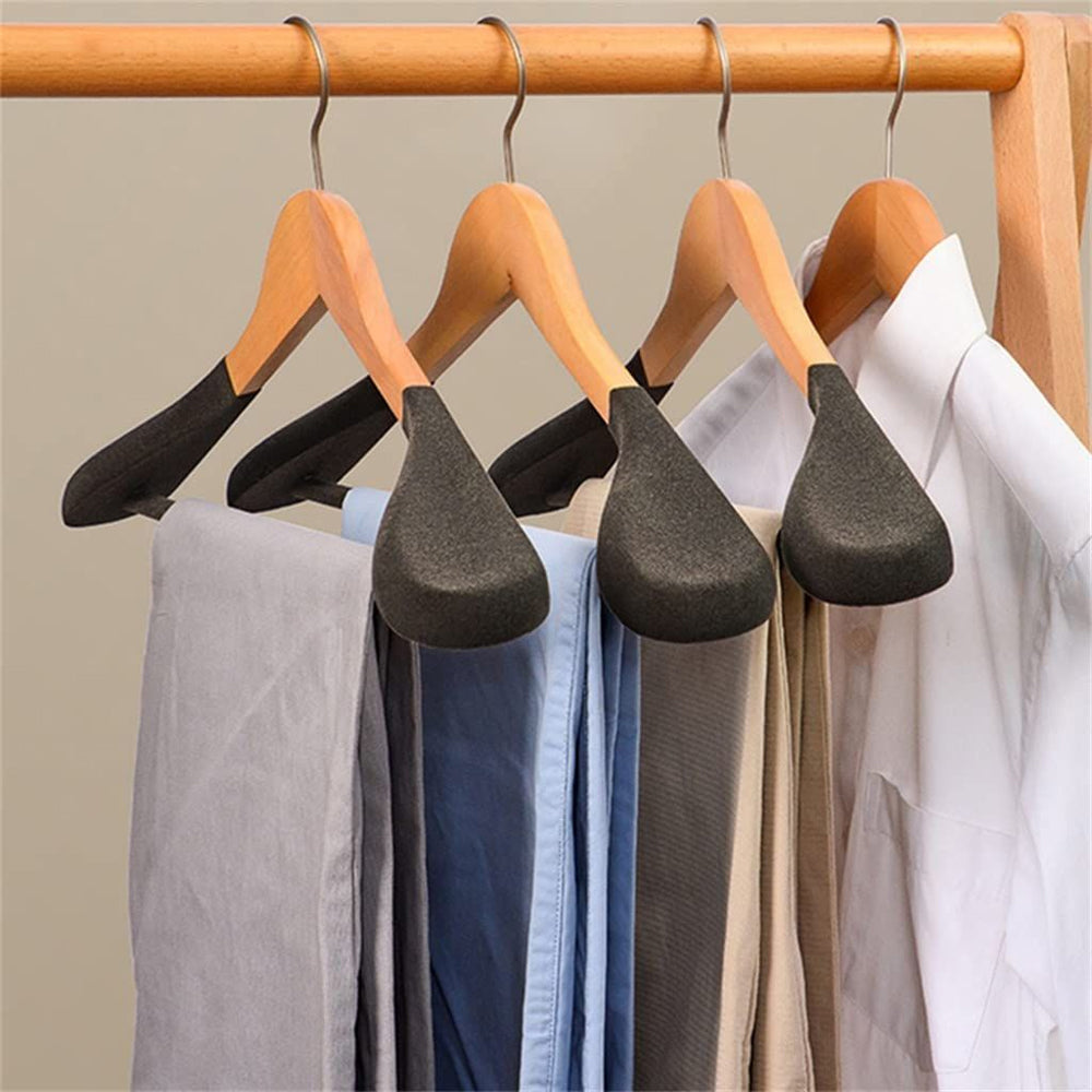 Anchor 6 Packs Lotus Wood Hanger Non-Slip Pants Bar 360 Swivel Hook Greenlane Gear