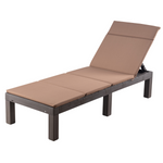 Anchor Plastic Sun Lounger Outdoor Patio Chaise Chair with Cushion Cover Greenlane Gear