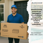 Anchor 270L Outdoor Garden Storage Box Weatherproof, Lockable & Seating Greenlane Gear