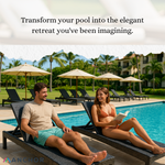 Anchor 5-Position Sun Lounger with Cushion - Folding Outdoor Patio Chair Greenlane Gear