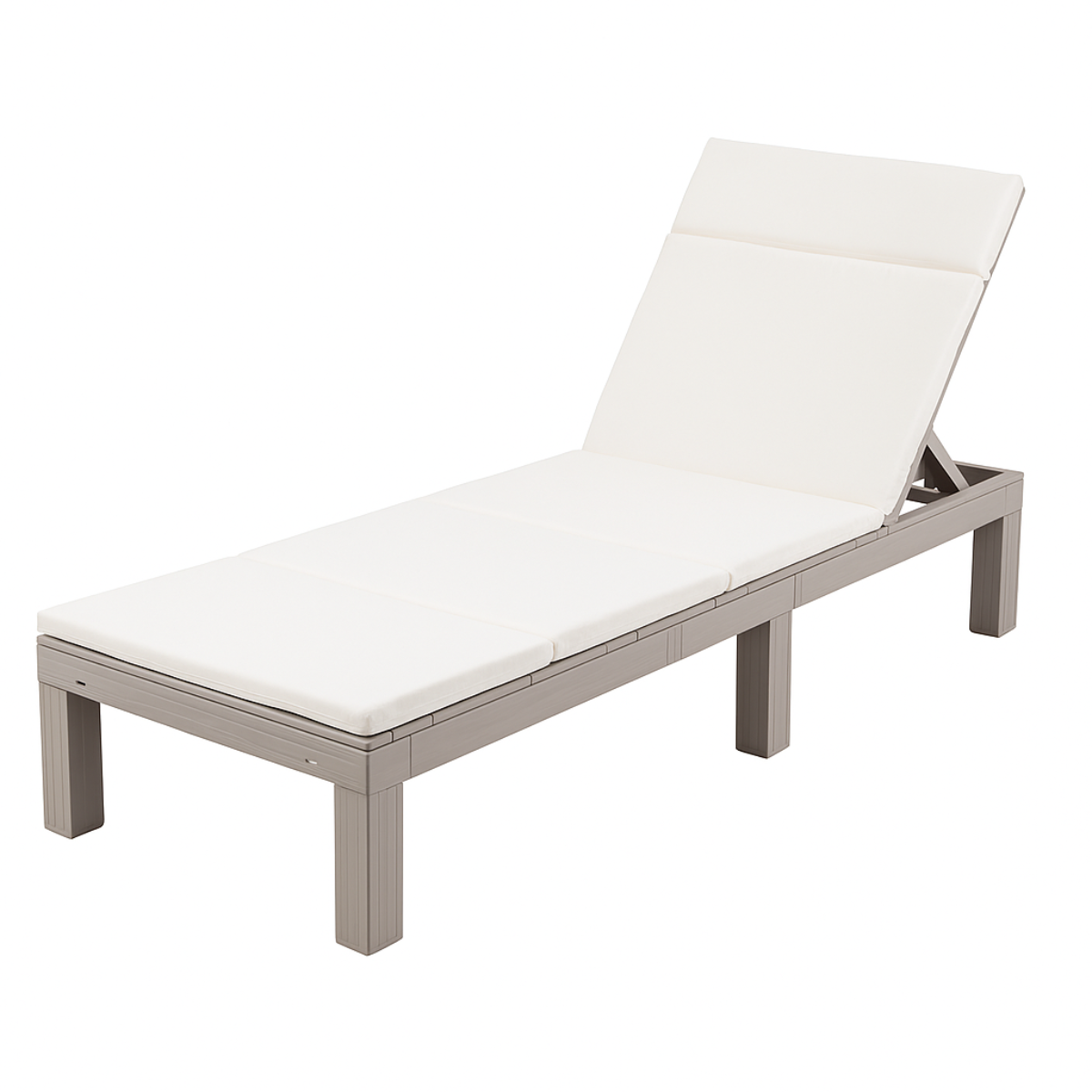 Anchor Plastic Sun Lounger Outdoor Patio Chaise Chair with Cushion Cover Greenlane Gear