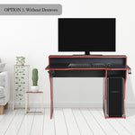 Anchor 2-Tier Gaming Desk with 3 Storage Compartments Cup & Headphone Stand Greenlane Gear