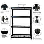 Anchor 180x120x54 Steel Mesh 1400Kg 4 Tier Shelving Unit Heavy Duty Industrial Greenlane Gear