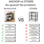 Anchor Vintage Kitchen Serving Trolley with Removable Tray & Storage Cart Greenlane Gear