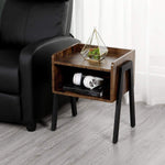Anchor 2 Nightstand Bedside Rustic Low Side End Tables Open Front Storage Greenlane Gear