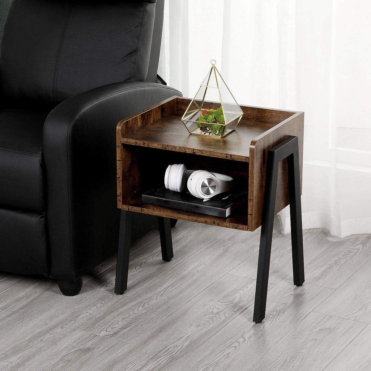 Anchor 2 Nightstand Bedside Rustic Low Side End Tables Open Front Storage Greenlane Gear