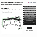 Space Saving Corner Gaming Desk + Home Office Study Workstation with Ergonomic Dual Level Monitor Shelf Greenlane Gear