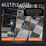 Anchor 12 Interlocking Non-slip Foam Floor Mat Tiles for Gym/Exercise/Home Greenlane Gear