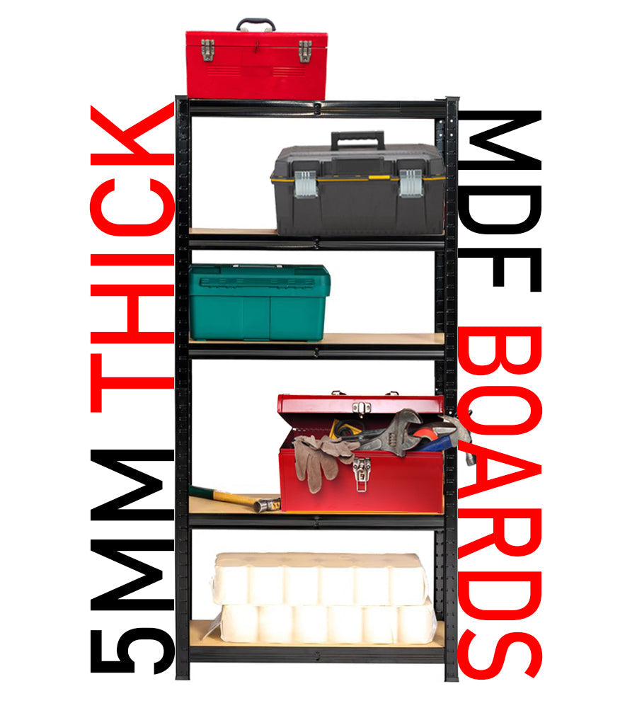 Anchor Racking 2x5 Tier Shelving 180x90x30cm 250Kg Shelf Pegboard & Hammer Greenlane Gear