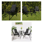 Anchor 4 Stackable Textilene Garden Patio Balcony Outdoor Dining Chairs Greenlane Gear