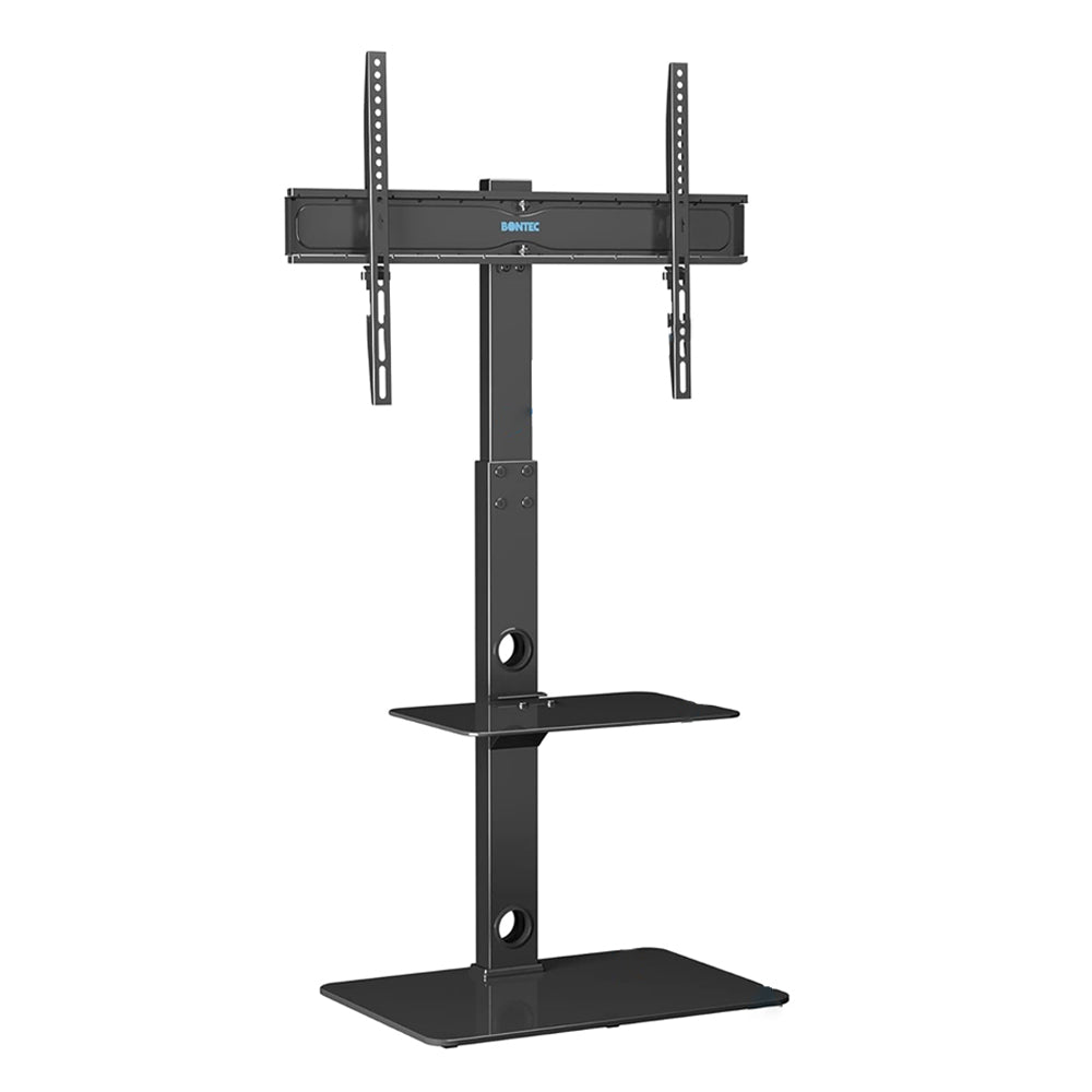 Bontec 2 Tier Universal Floor TV Stand 30-70" Tempered Glass Vesa 600x400mm Greenlane Gear