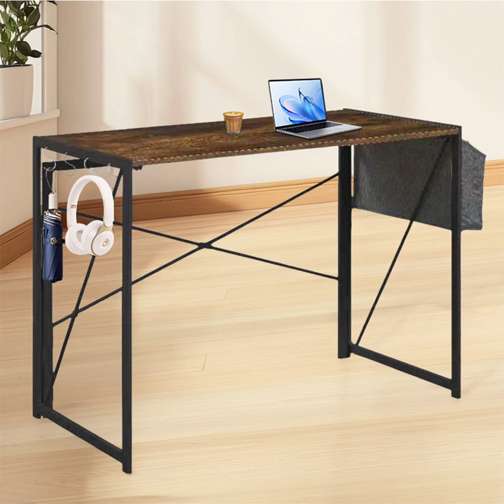 Anchor Home Office Folding Desk Computer Table with 4 hooks & Hanging Bag Greenlane Gear